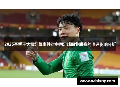 2025赛季王大雷红牌事件对中国足球职业联赛的深远影响分析