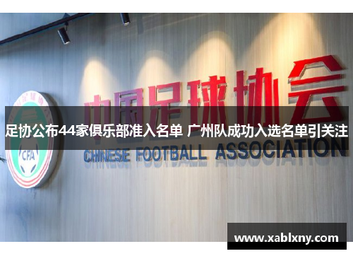 足协公布44家俱乐部准入名单 广州队成功入选名单引关注 足协公布44家俱乐部准入名单 广州队成功入选名单引关注